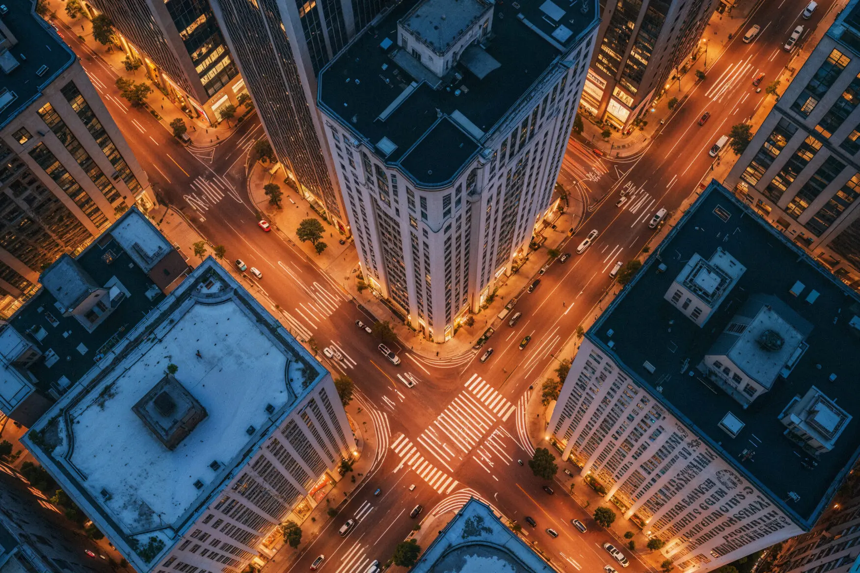 aerial-view-city-buildings-night