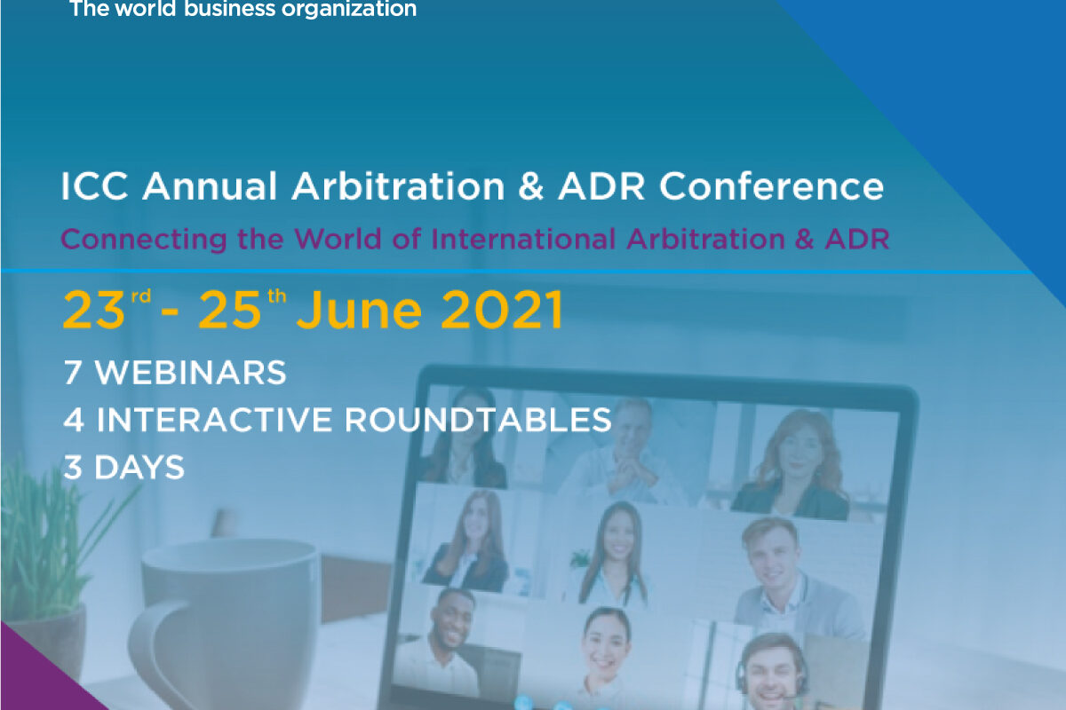 198-ICC Annual Arbitration & ADR Conference acontece dos dias 23 a 25 de junho