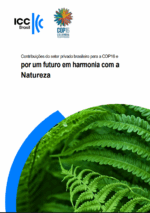 capa - Contribuições do setor privado brasileiro para a COP16 e por um futuro em harmonia com a Natureza