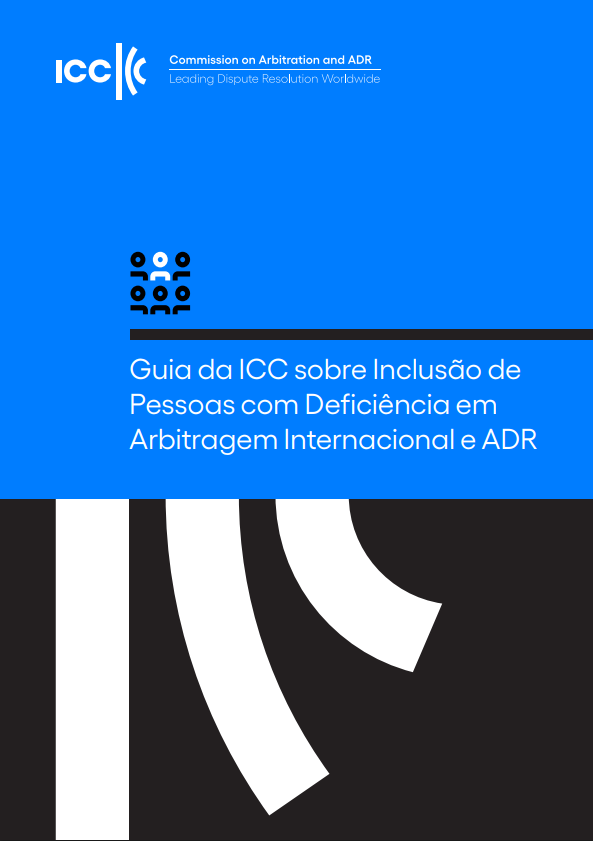capa - Guia ICC sobre Inclusão PcD em Abitragem